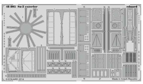 Eduard 48805 1/48 Aircraft- Su2 Exterior for ZVE