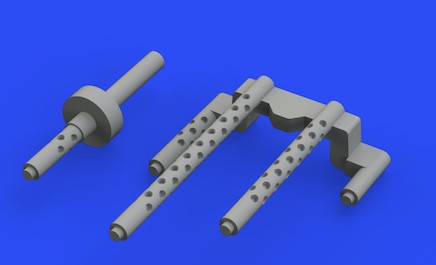 Eduard 648596 1/48 Aircraft- P38H Gun Barrels for TAM (Resin)