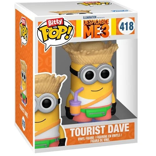 Funko Pop! Bitty Minions Pajama Bob and Tourist Dave Mini-Figure 2-Pack