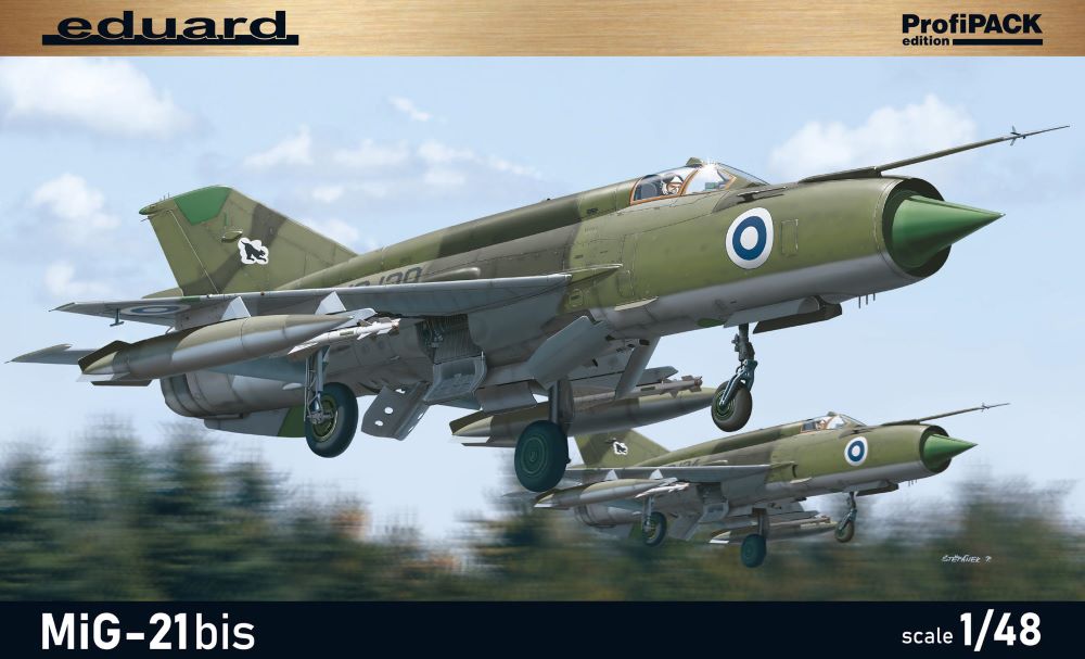 Eduard 8232 1/48 MiG21bis Soviet Cold War Fighter (Profi-Pack Plastic Kit)