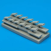 Quickboost 32010 1/32 Bf109G6 Exhausts for HSG