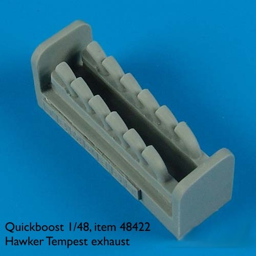 Quickboost 48422 1/48 Hawker Tempest Exhaust for EDU (D)