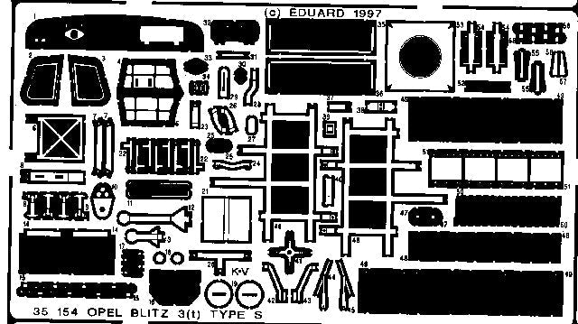 Eduard 35154 1/35 Armor- Opel Blitz for ITA