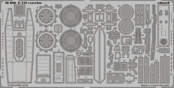 Eduard 48888 1/48 Aircraft- F15I Exterior for LNR