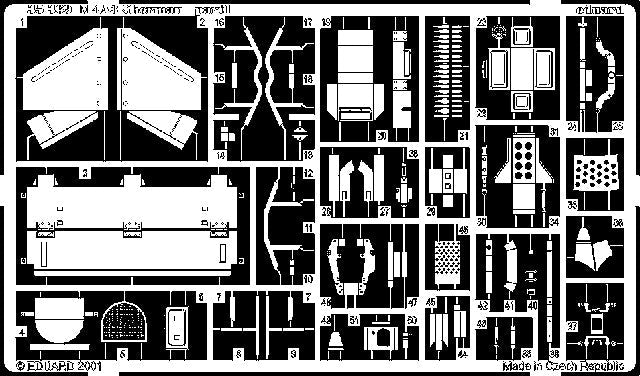 Eduard 35369 1/35 Armor- M4A3 Sherman Armour for TAM