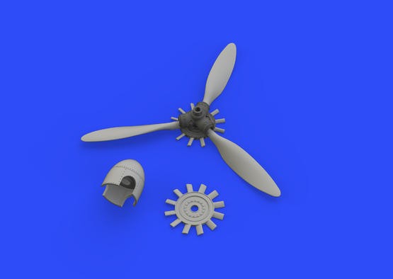 Eduard 648366 1/48 Aircraft- Fw190A Propeller for EDU (Photo-Etch & Resin)