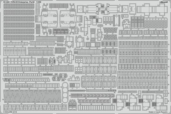 Eduard 53224 1/350 Ship- CVN65 Enterprise Pt.2 for TAM