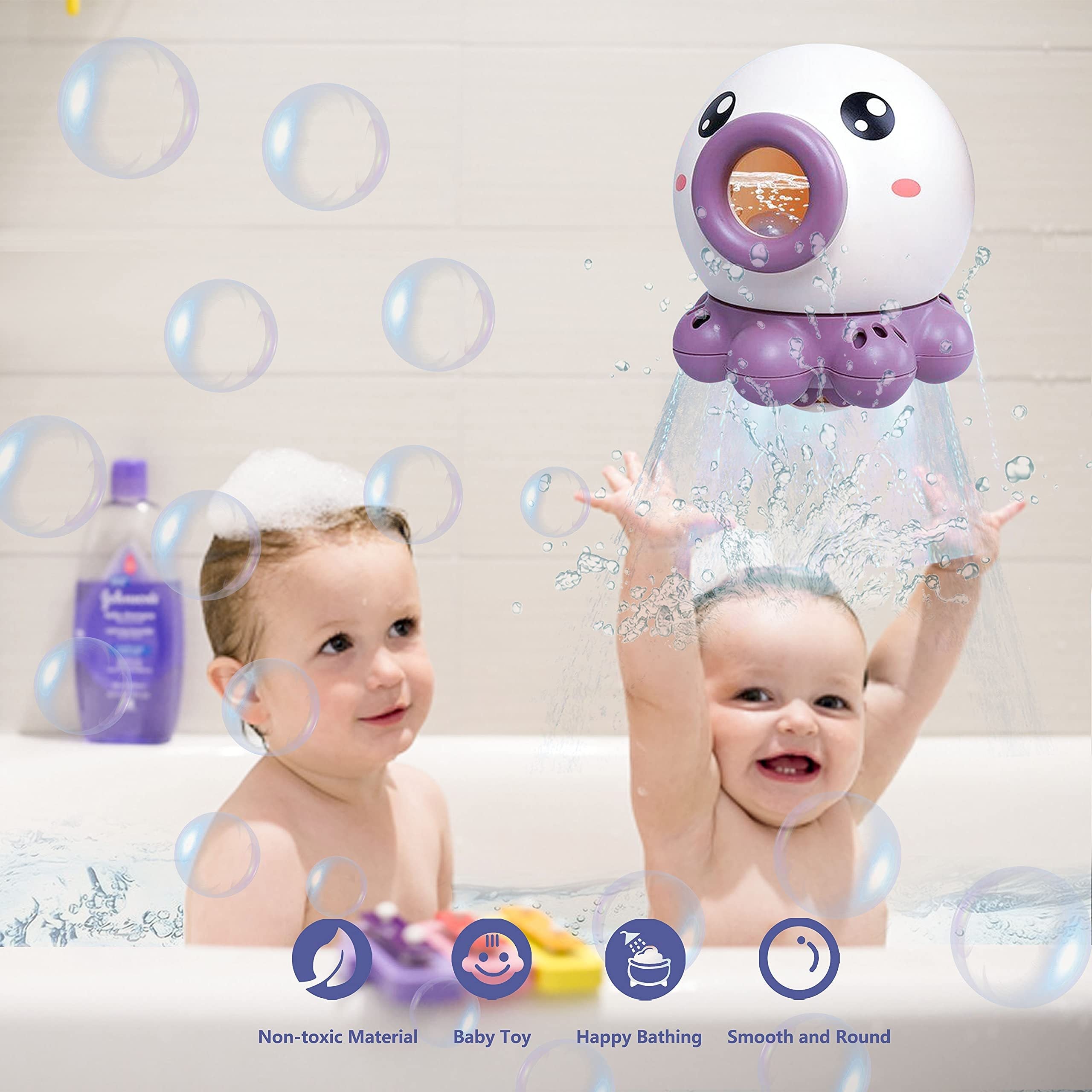 Octopus Bath Toy – Rotating Water Spray for Kids and Babies