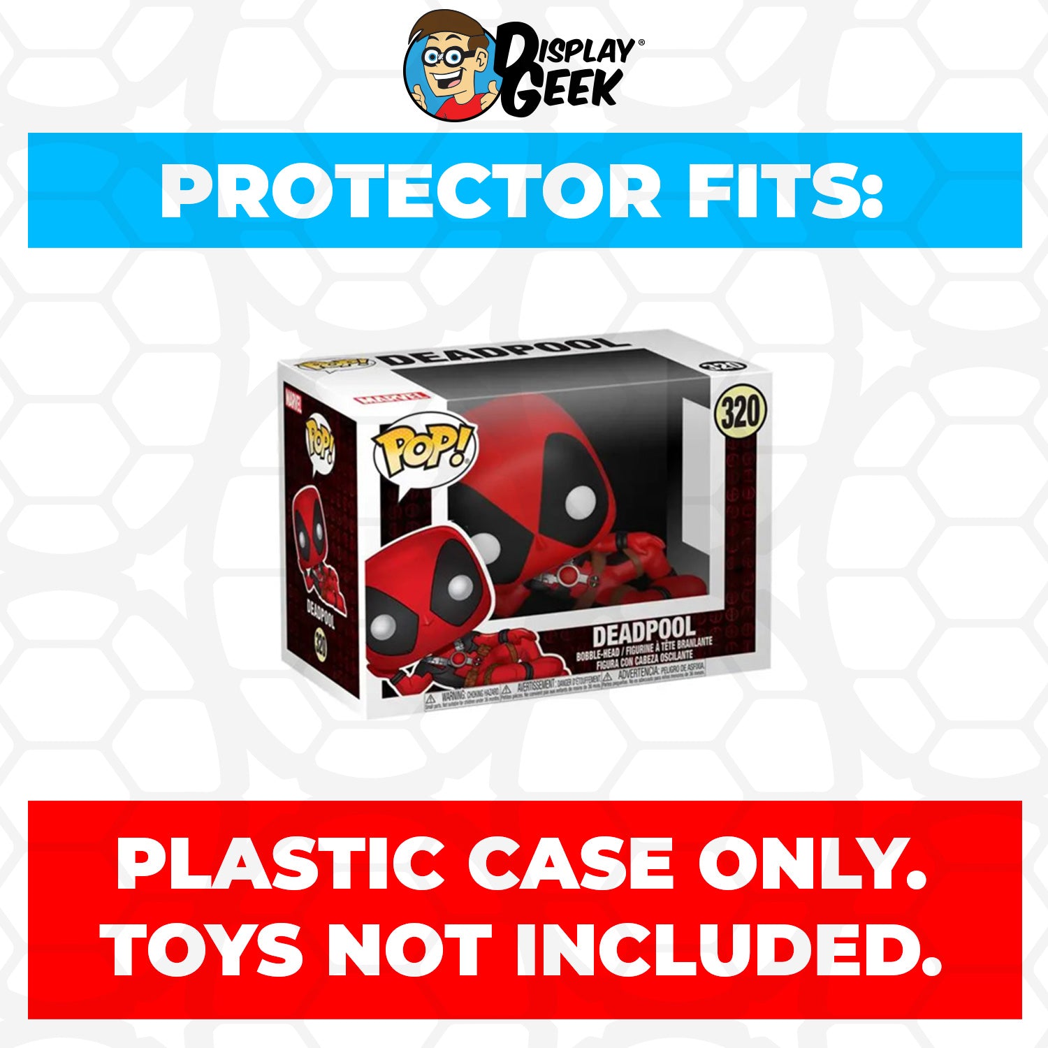 Pop Protector for 4 inch Funko Pop Holiday Sexy Deadpool #1442