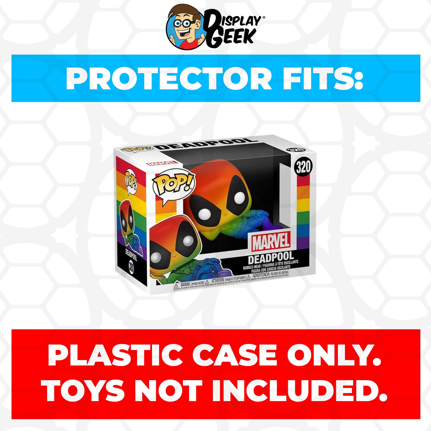Pop Protector for 4 inch Funko Pop Holiday Sexy Deadpool #1442