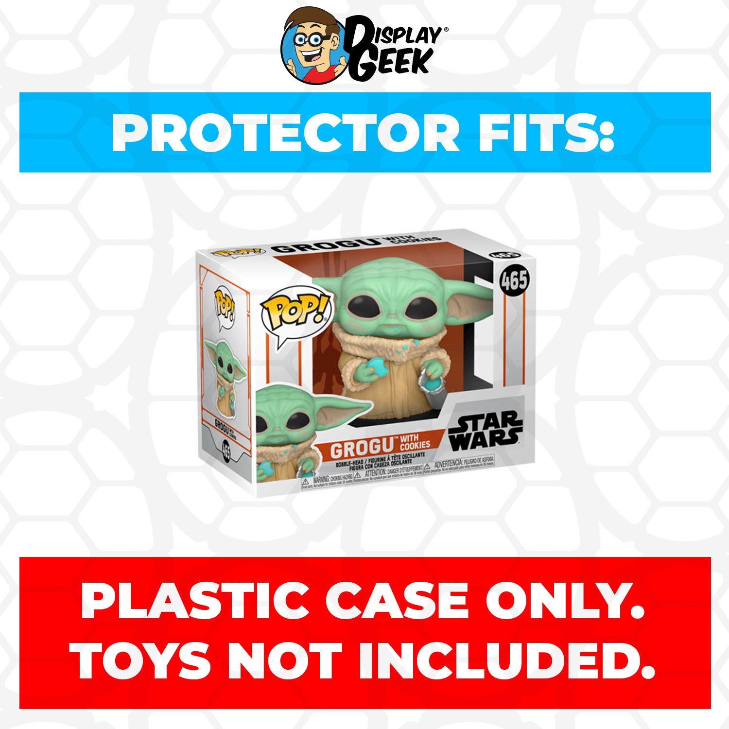 Pop Protector for 4 inch Funko Pop Grogu with Cookies #465