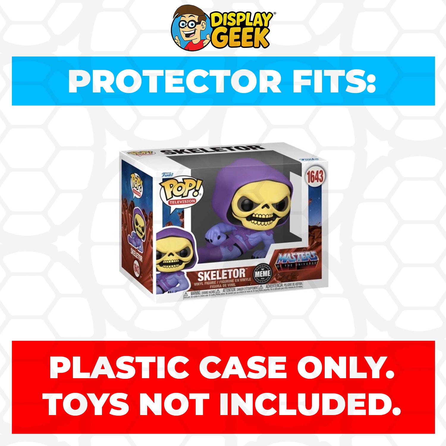 Pop Protector for 4 inch Funko Pop Skeletor Meme #1643