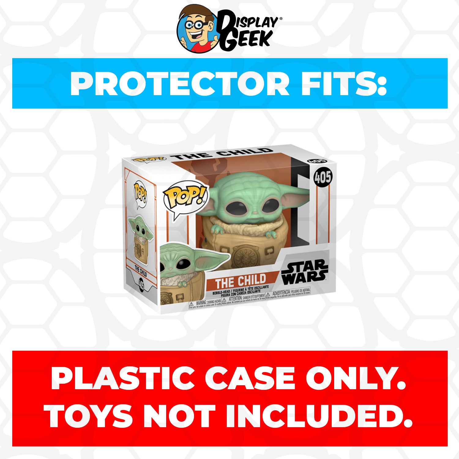 Pop Protector for 4 inch Funko Pop The Child Force Wielding #385