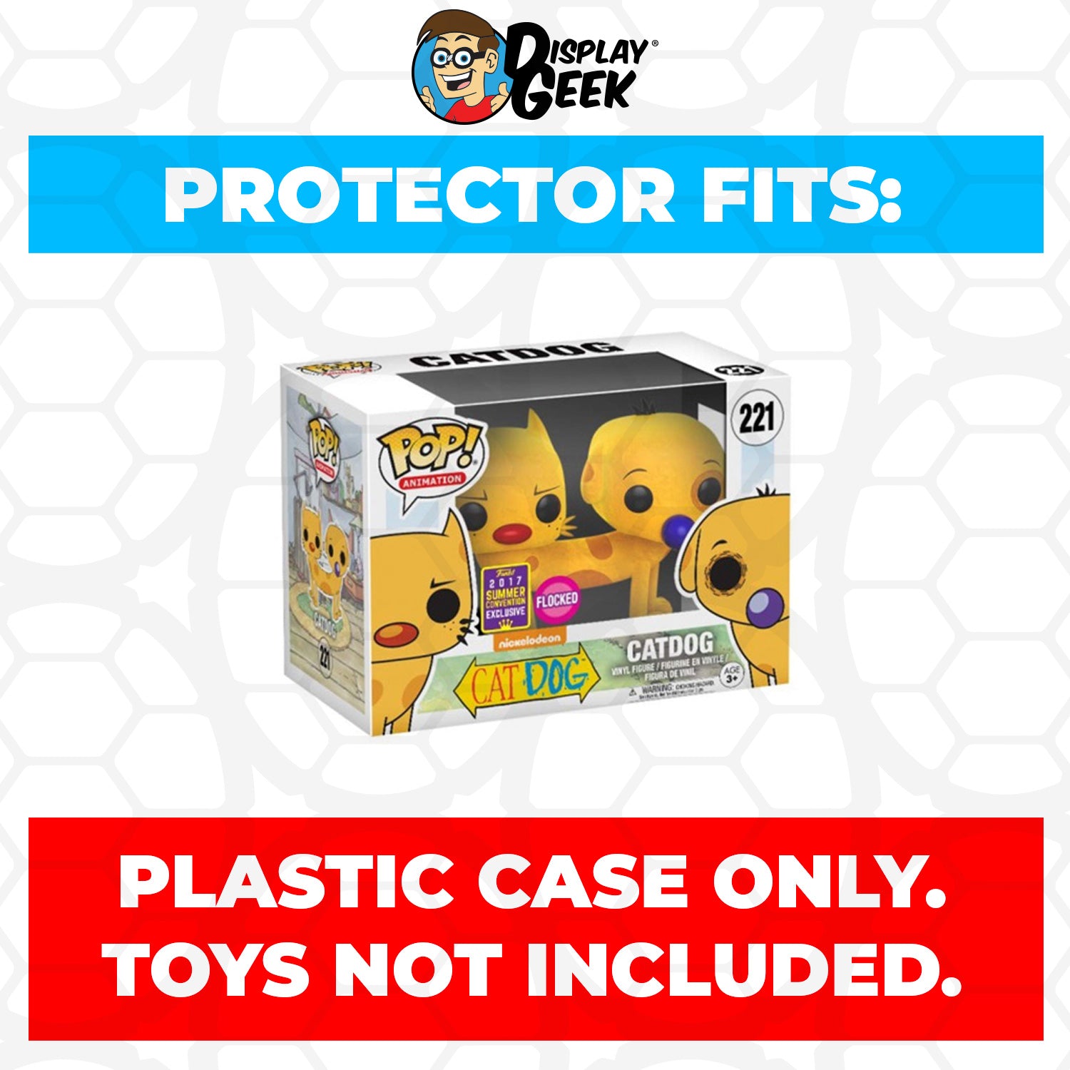 Pop Protector for 4 inch Funko Pop Catdog Flocked SDCC #221
