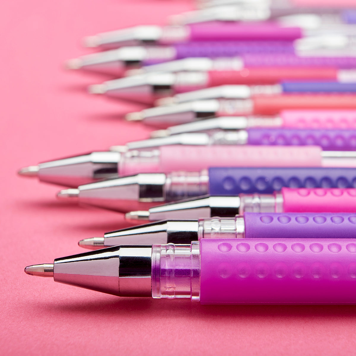 Gel Pens 24 Pink & Purple Tone Colors