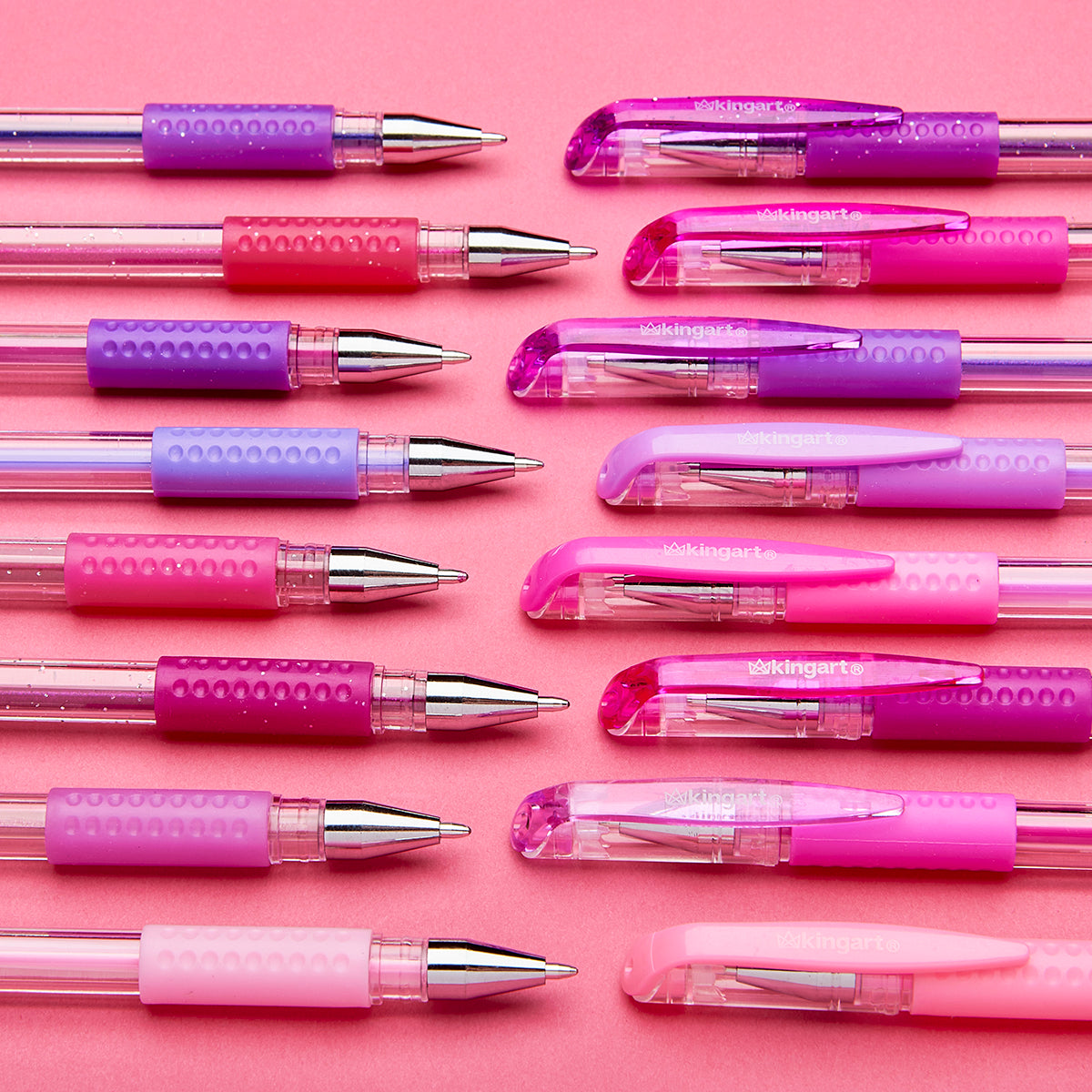 Gel Pens 24 Pink & Purple Tone Colors
