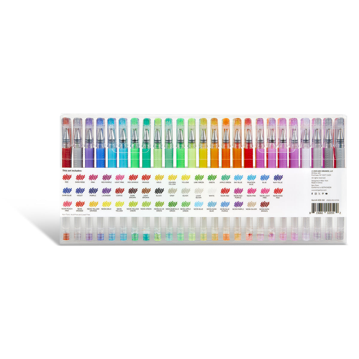 Gel Pens 50 Glitter Colors