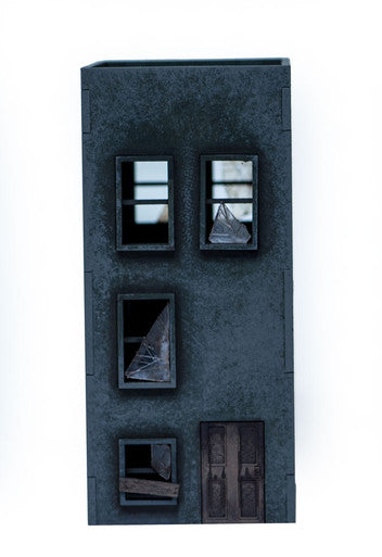 28mm "Brownstone" Row House (MDF) - 28MMDF404