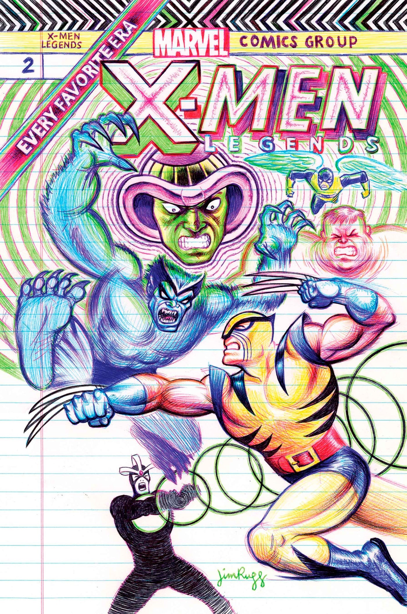 X-Men Legends #2 B Jim Rugg Variant (09/21/2022) Marvel