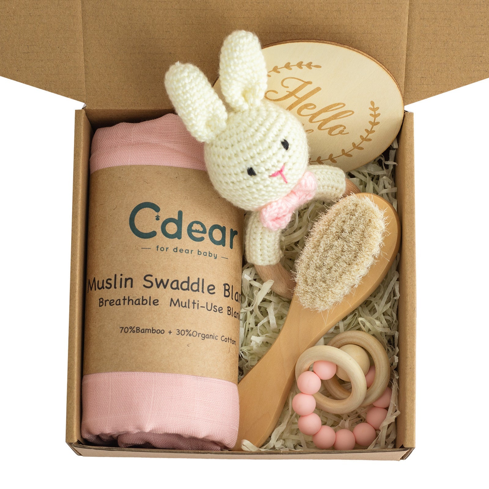 Baby Teething Toy Gift Set – Soothing Teether and Sensory Development Kit