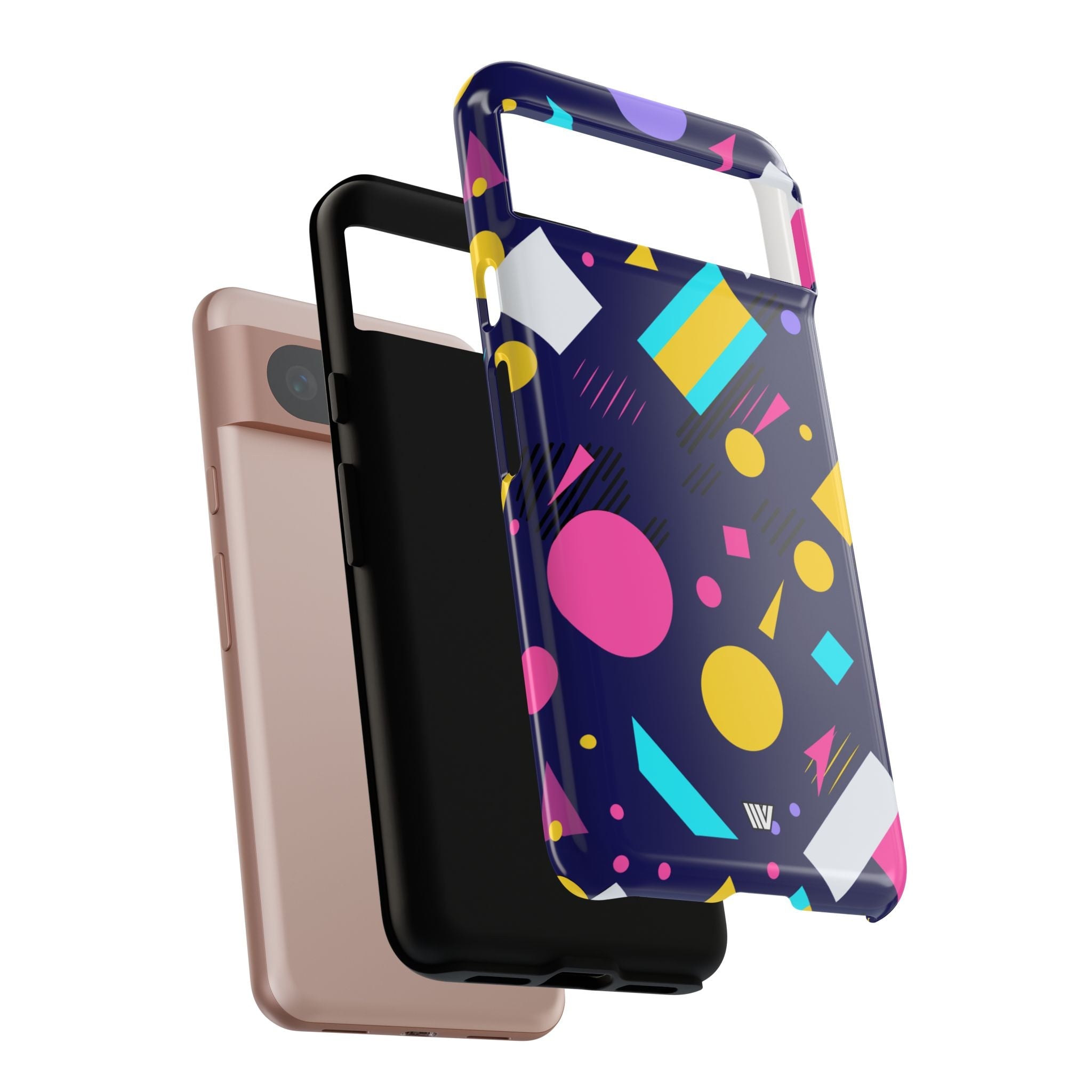 80s / 90s RETRO PATTERN DARK | Tough Phone Case