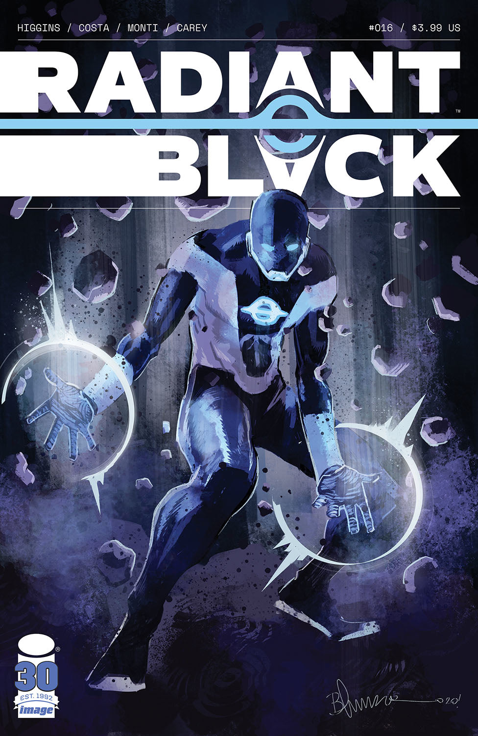 Radiant Black #16 B Breno Tamura Variant (07/27/2022) Image