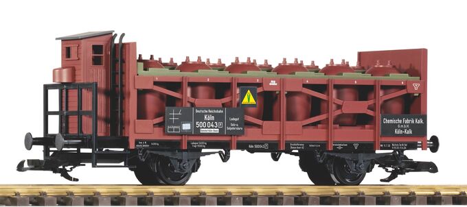 PIKO 37969 G Scale DRG II Acid Tank Car w/Brake Cab