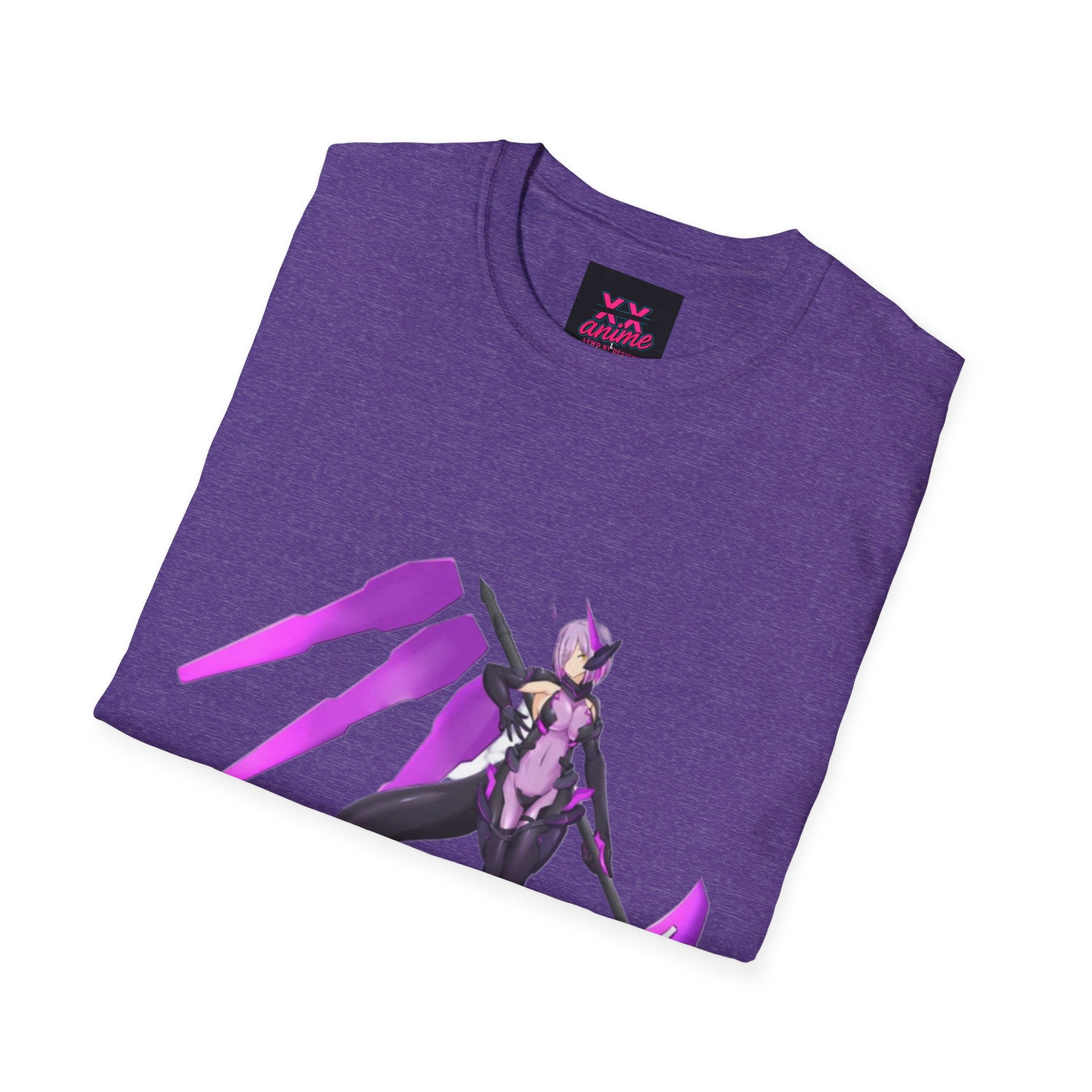 Anime-lewd Inspired Unisex Softstyle T-Shirt, Graphic Tee for Fans, Perfect for Cosplay, Gift for Anime Lovers, Casual Wear, Unique Designs