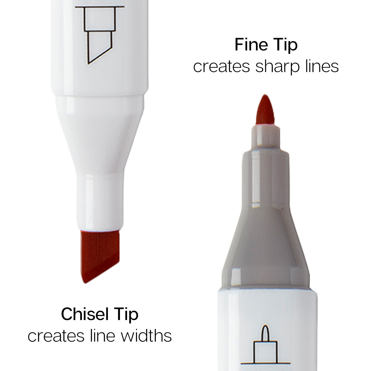 Double-Ended Alcohol Markers 12 Landscape Colors