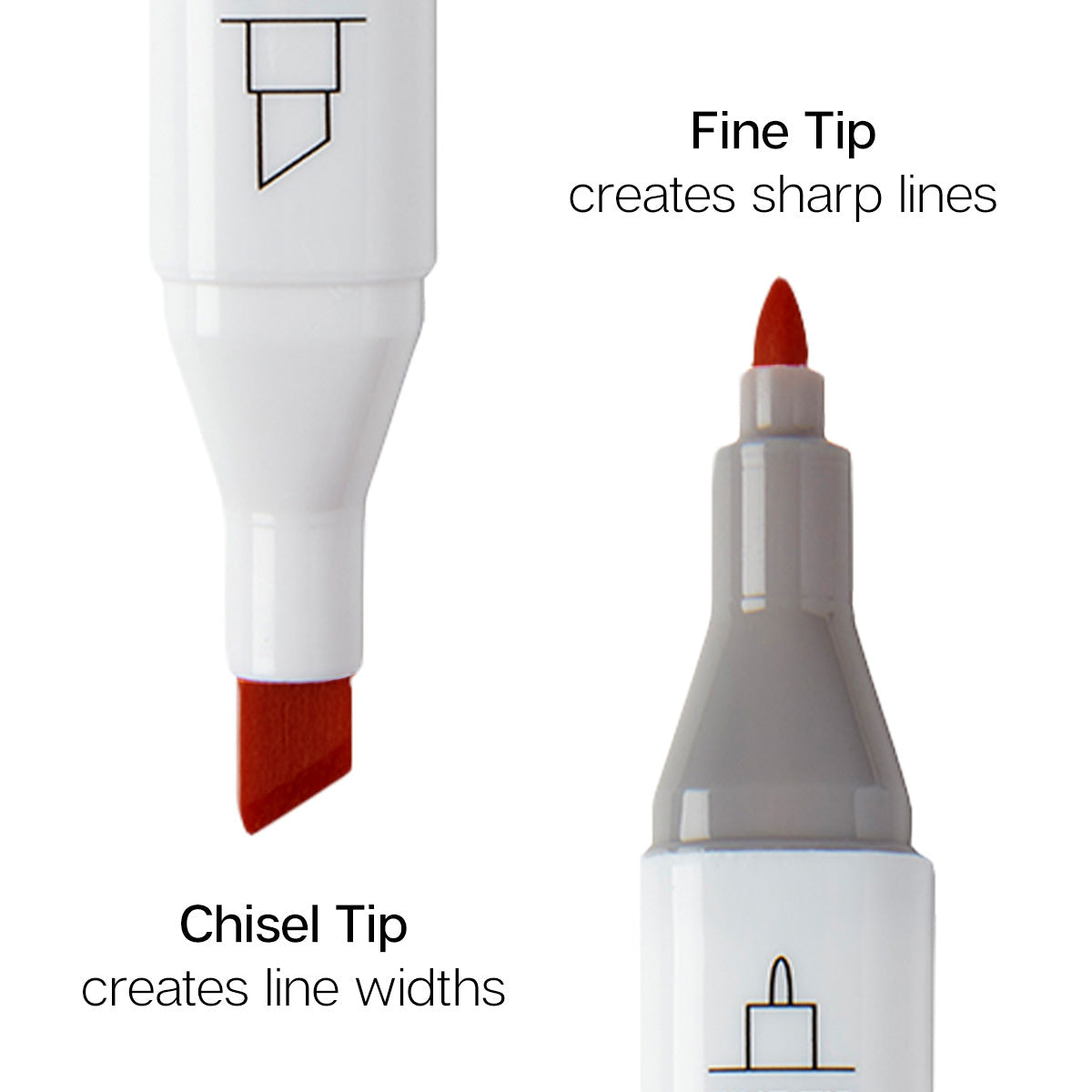 Double-Ended Alcohol Markers 12 Neutral Colors