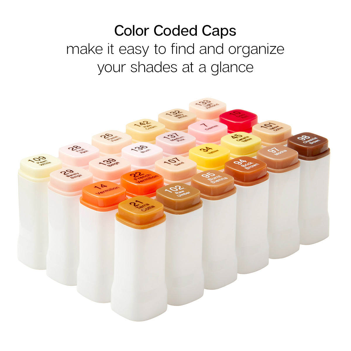 Double-Ended Alcohol Markers 24 Portrait Colors