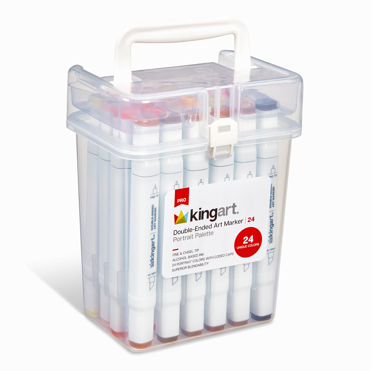 Double-Ended Alcohol Markers 24 Portrait Colors