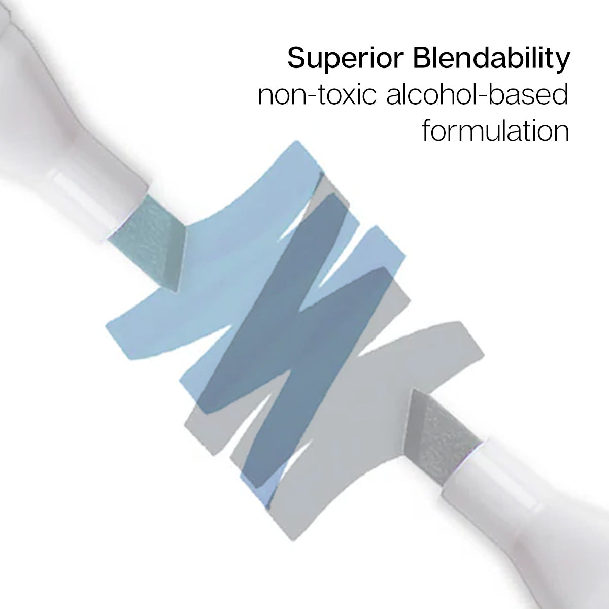 Double-Ended Alcohol Markers 24 Gray Tone Colors