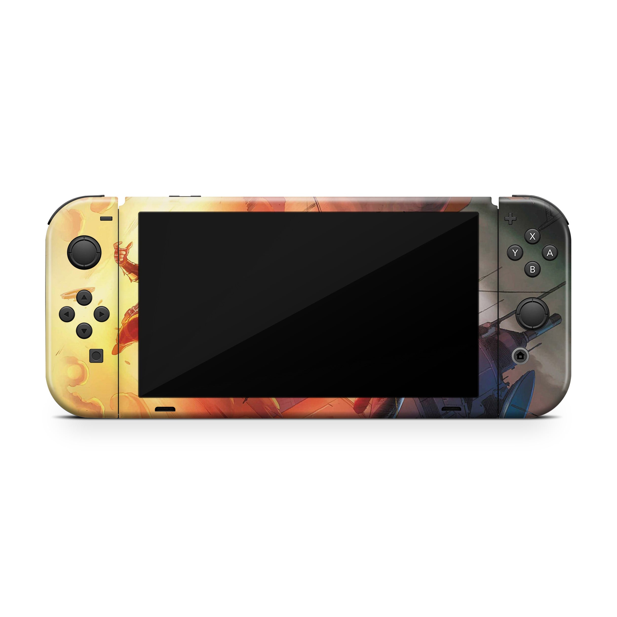 Optical Blast Nintendo Switch OLED Skin