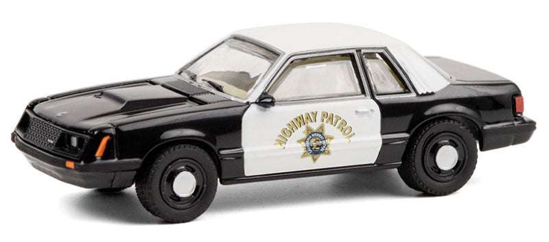 Greenlight 42930-C 1/64 Scale California Highway Patrol - 1982 Ford Mustang SSP