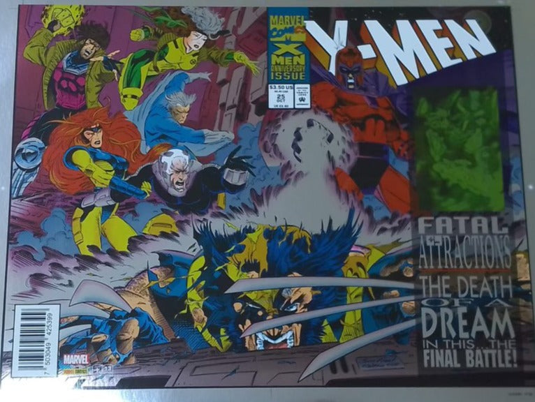 FOIL] X-MEN #25 1993 EXCLUSIVE FOIL VARIANT [MEXICO VAR] FACSIMILE [I