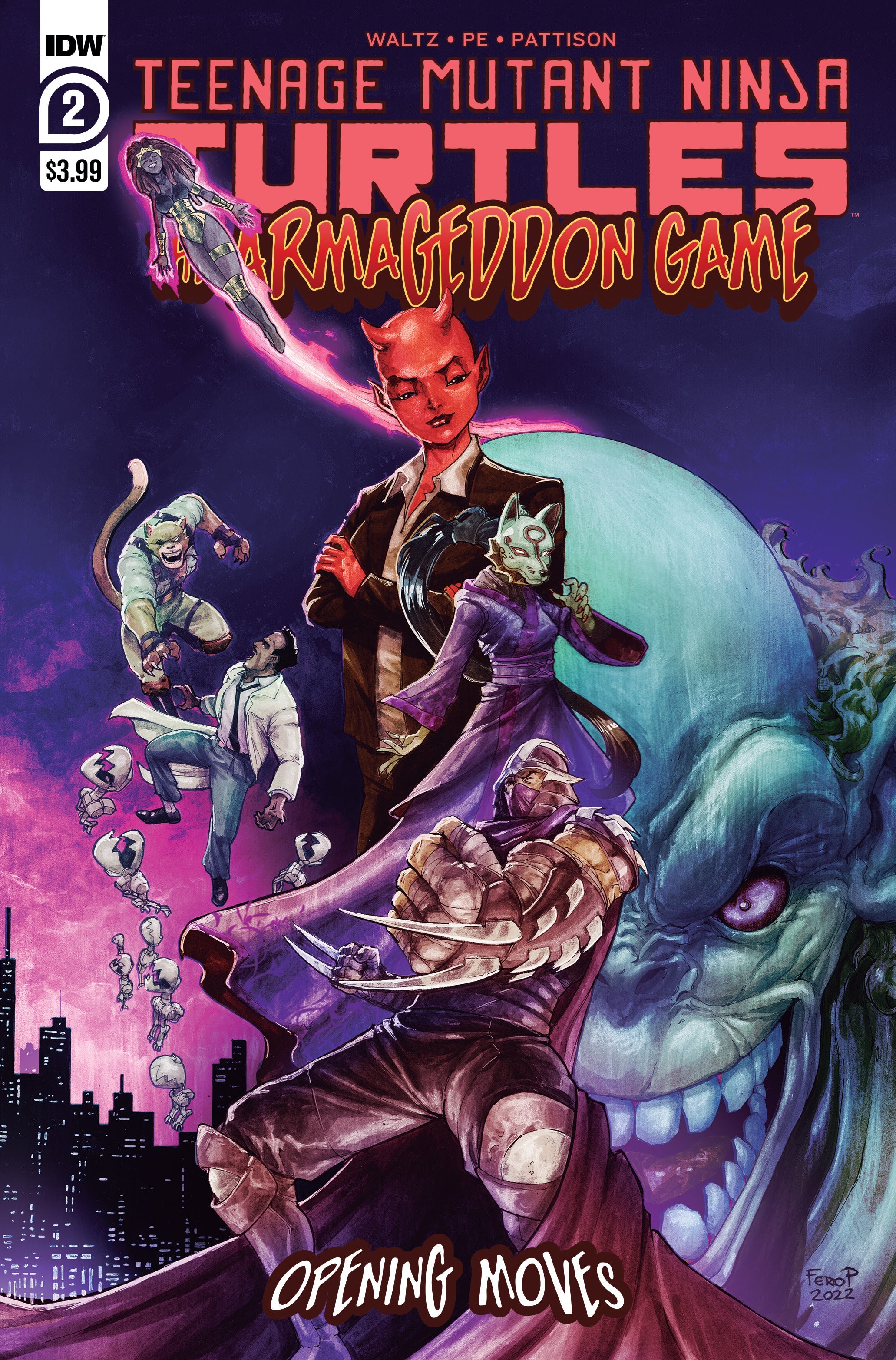 Tmnt Armageddon Game Opening Moves #2 A Fero Peniche (08/24/2022) Idw