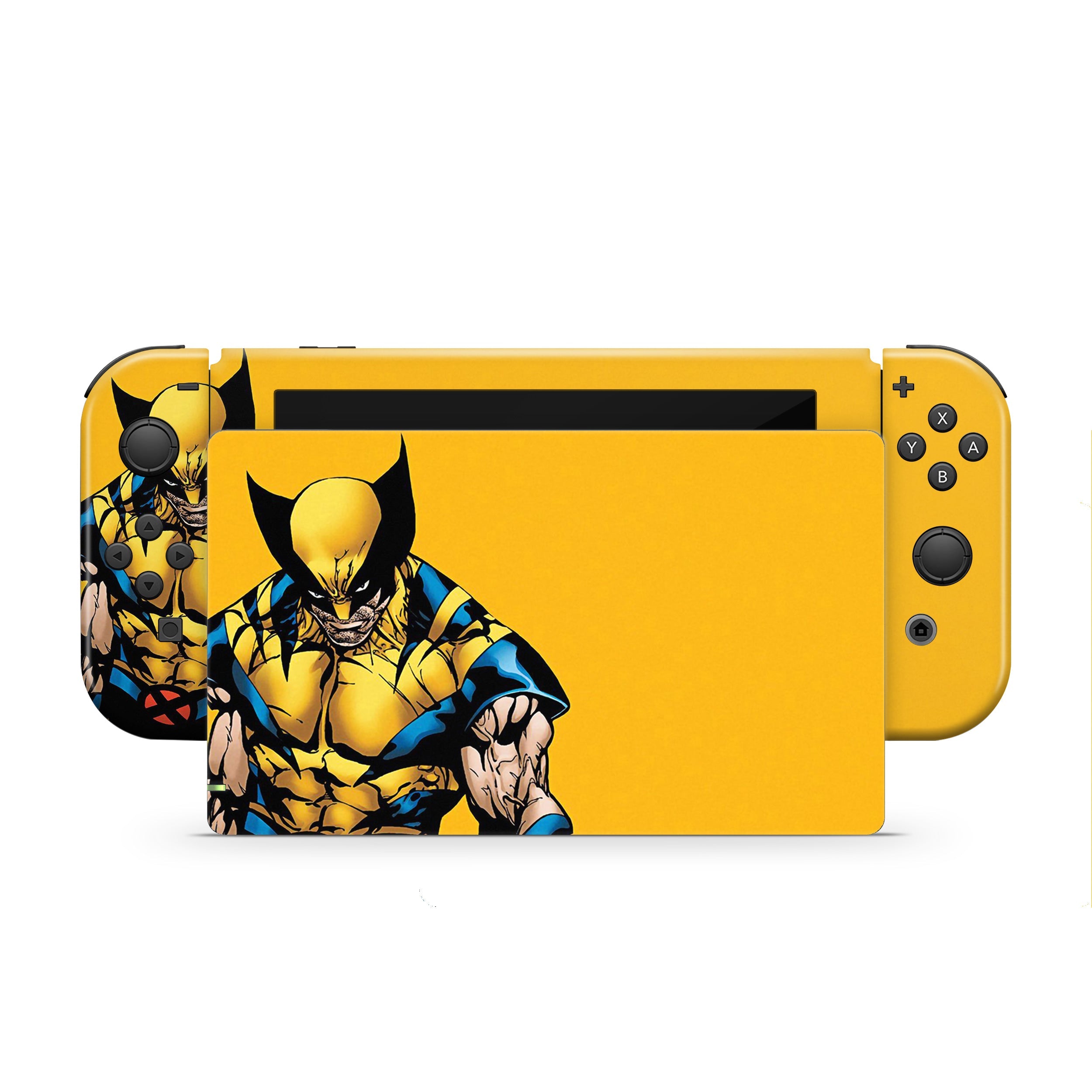 Metallic Claws Nintendo Switch Skin