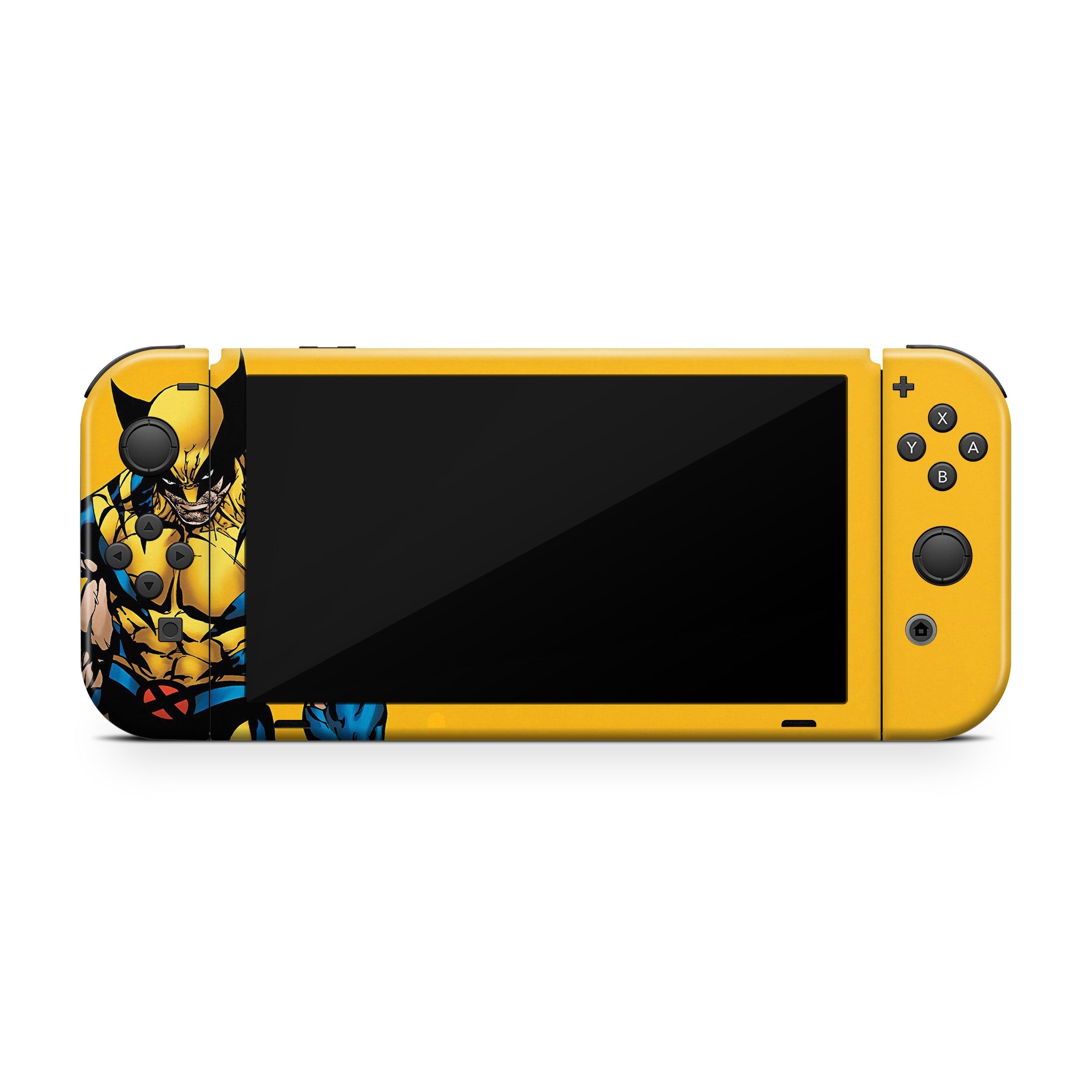 Metallic Claws Nintendo Switch OLED Skin