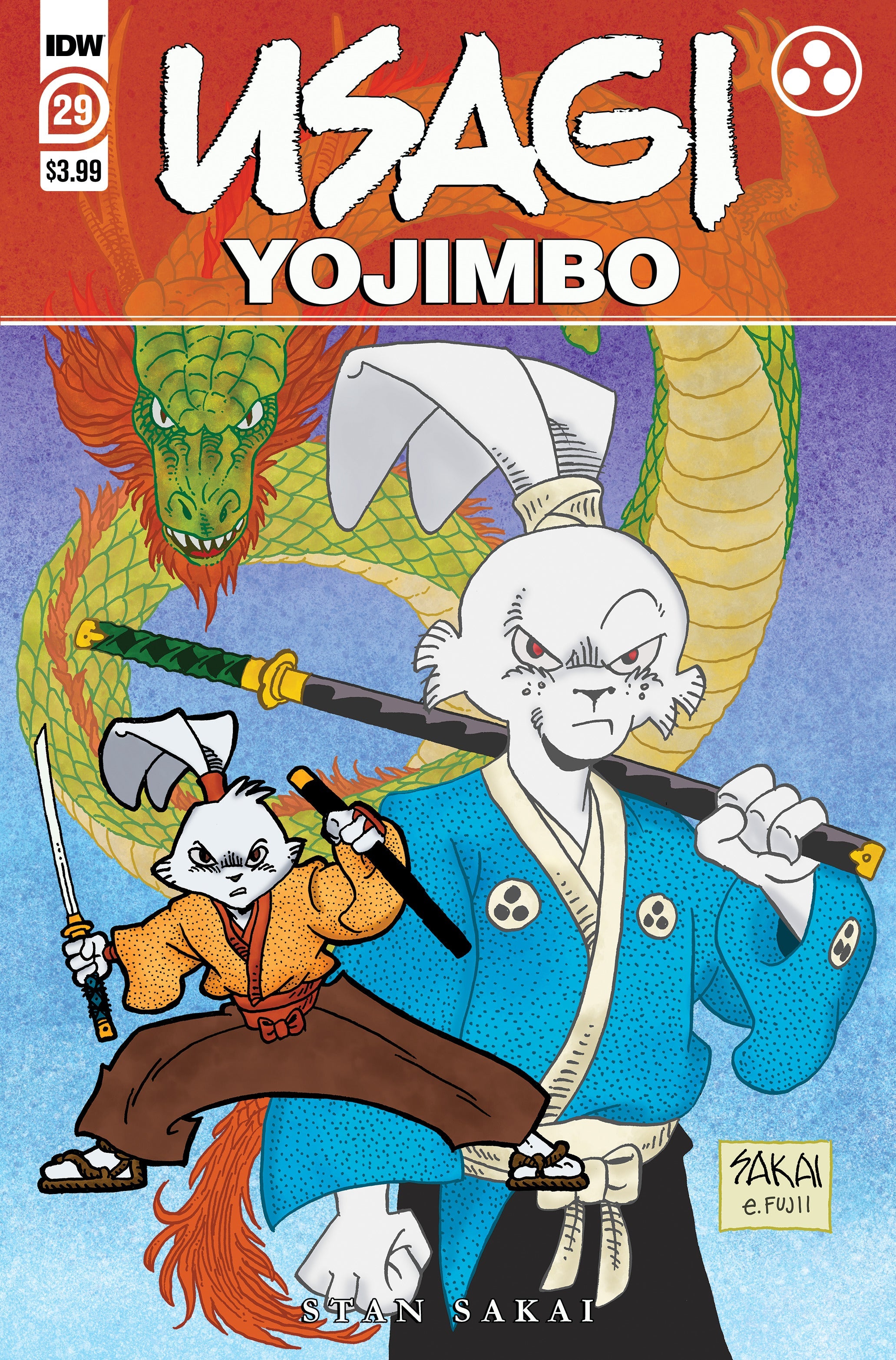 Usagi Yojimbo #29 A Stan Sakai (07/20/2022) Idw