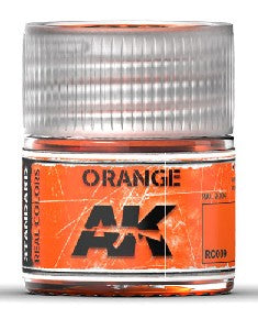 AK Interactive RC9 Real Colors: Orange Acrylic Lacquer Paint 10ml Bottle