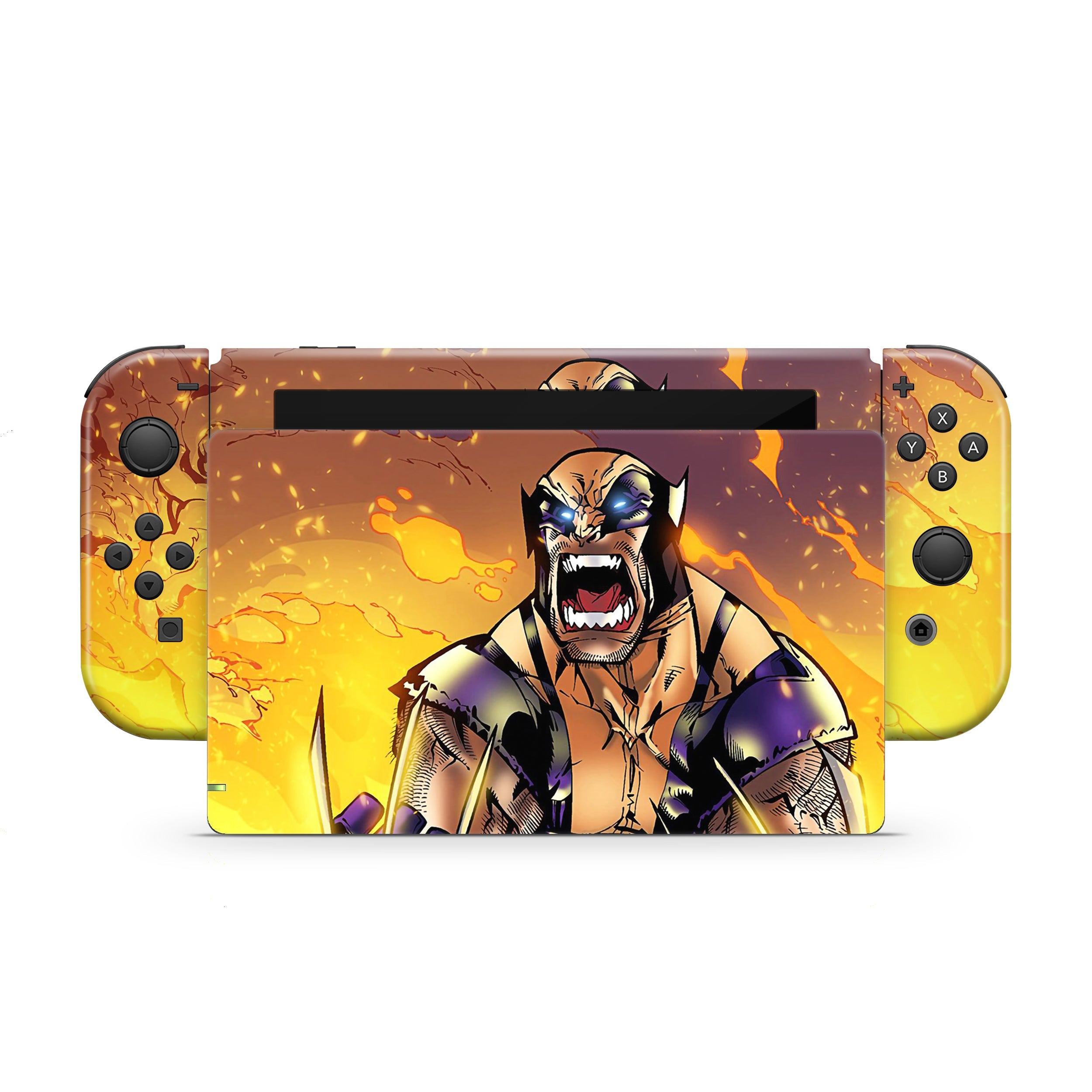 Metallic Claws Nintendo Switch Skin