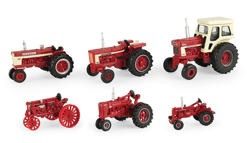 Ertl 44301 1/64 Scale Farmall 100th Anniversary 1/64 Tractor 6-Piece Set Set