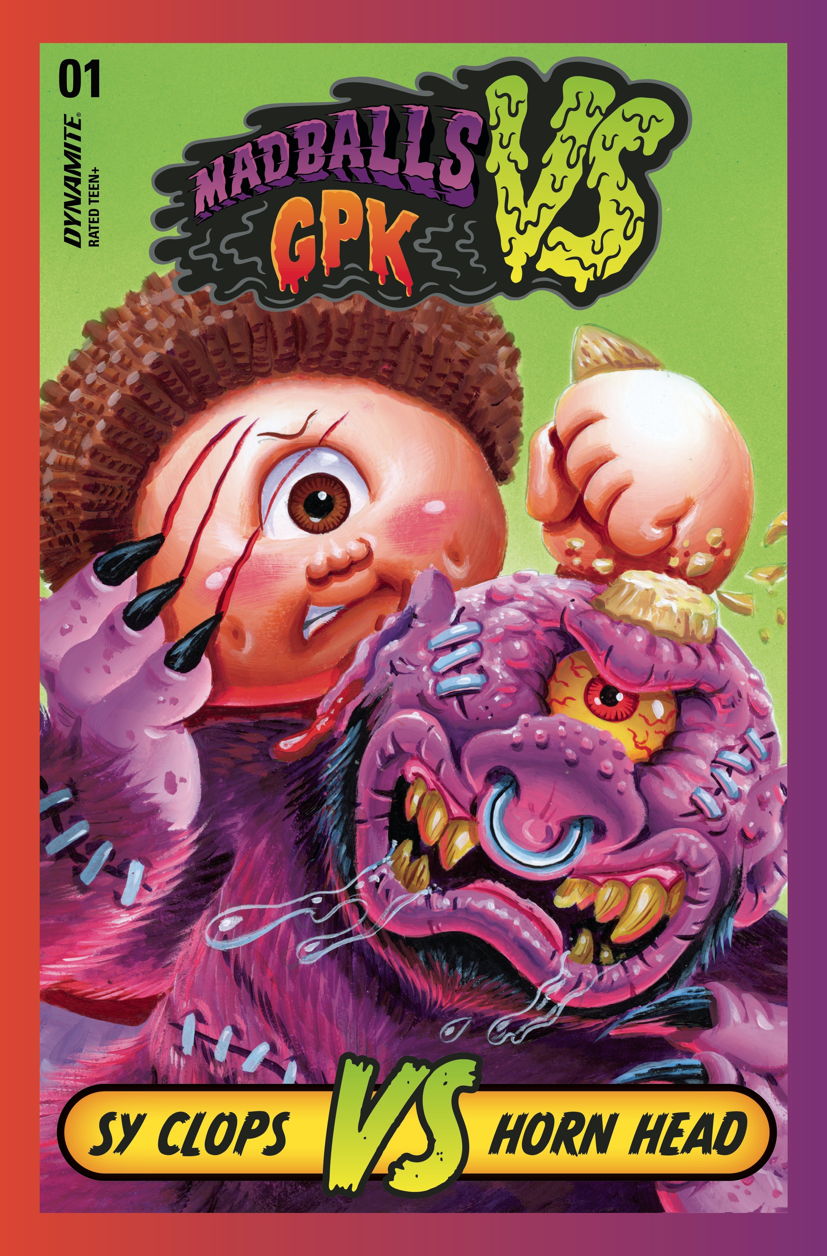 Madballs Vs Garbage Pail Kids #1 C Trading Card Variant (07/20/2022) Dynamite