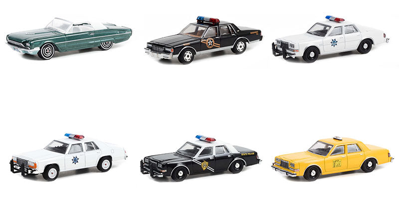 Greenlight 44945-CASE 1/64 Scale Hollywood Special Edition 6 Pieces