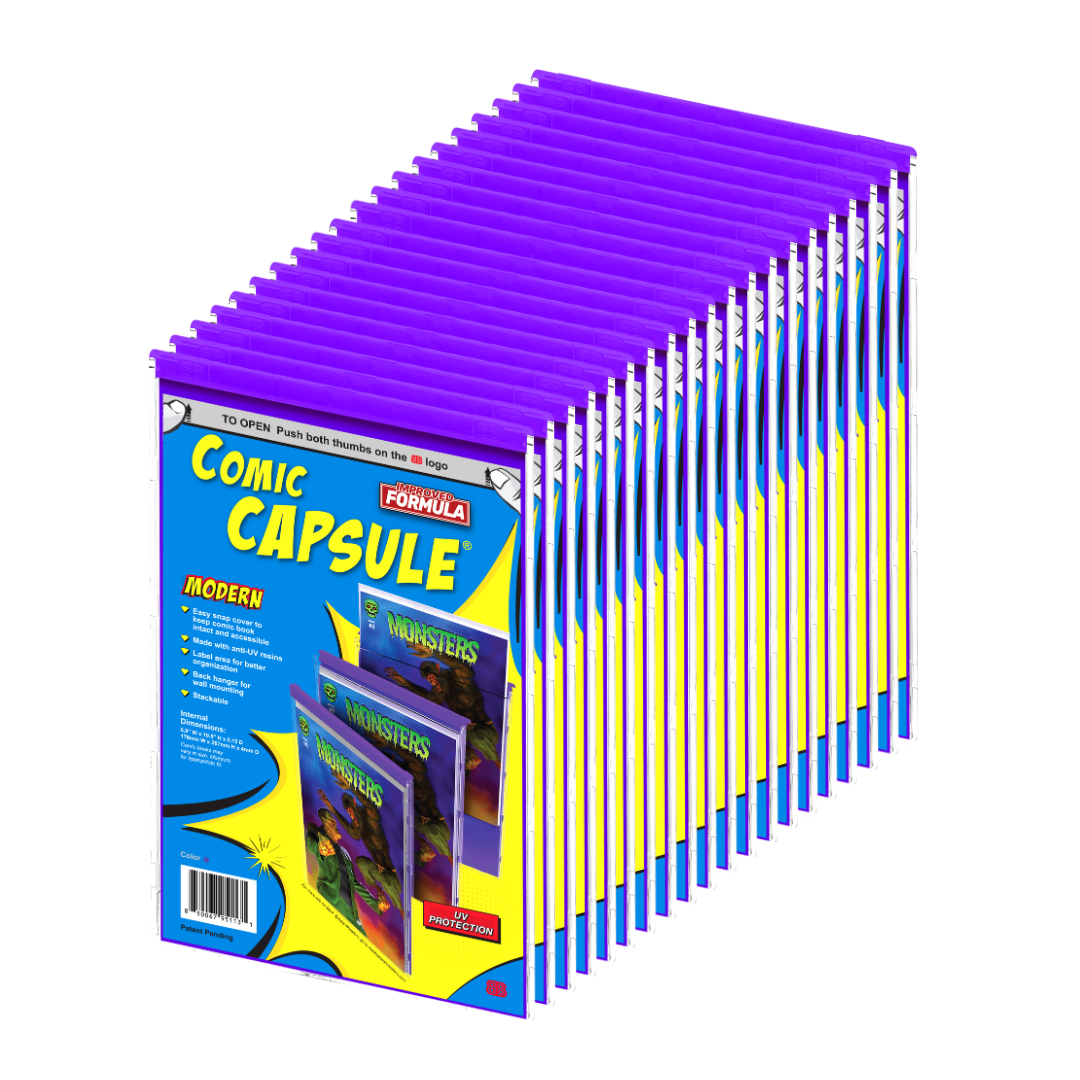 Purple Modern Size ComicCapsule