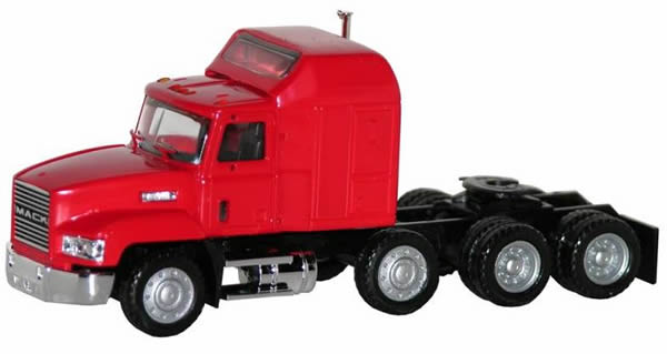 Herpa 450030 HO Scale American Trucks - Tractor Only - Mack -- CH 613 Conventional w/Dual Rear & Single Idler Axles - Unpainted (white)