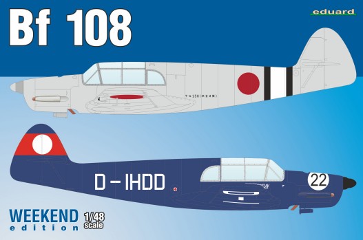 Eduard 8479 1/48 Bf108 Fighter (Wkd Edition Plastic Kit)