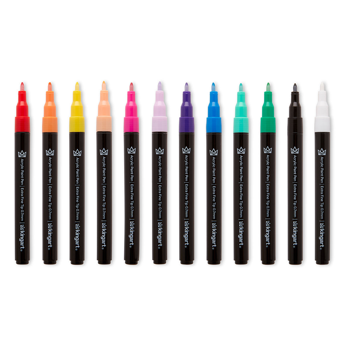 Acrylic Paint Pens Extra Fine 12 Colors