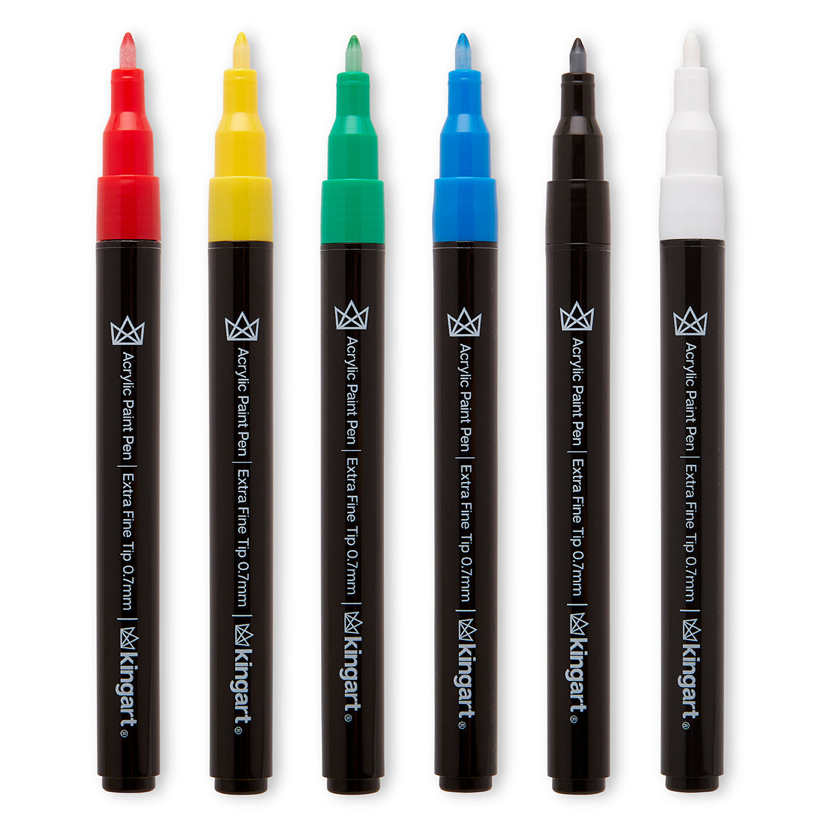 Acrylic Paint Pens Extra Fine 6 Colors